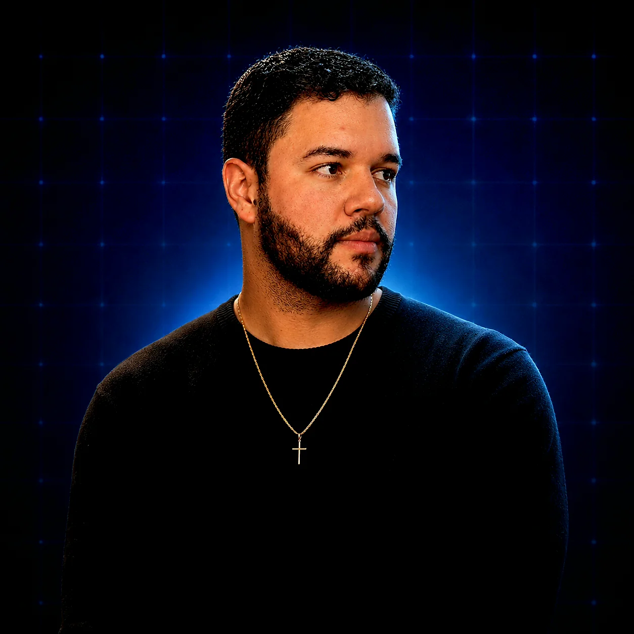 Igor Aguiar em retrato para o perfil da ActioHub no TikTok